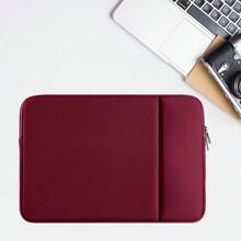 11-16 吋筆電保護套 前口袋筆電包，相容 11/13/14/15/16 吋 Pro Air PC 筆記本 Surface Chromebook - 酒紅色 - 查看 5