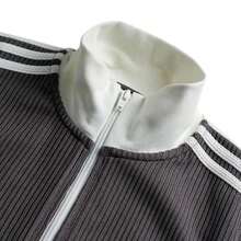 Adidas معطف/جاكيت نسائية محبوكة للخارج والسفر والرياضة مريحة KC2650