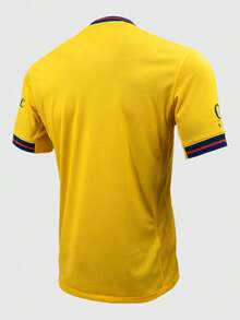 América 2025 Dorado y Amarillo – Conjunto Jersey y Short Hombre, Camiseta de Fútbol, Traje Deportivo, Entrenamiento y Partido, Regalo para Fanáticos - Dorado - Ver 2