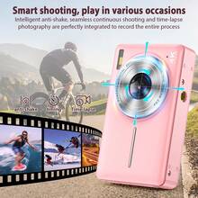 SONGDIAN 64MP 4K HD 數位相機 16倍數位變焦 Vlogging 用 2.8吋 LCD 螢幕 充電式相機 攝影專業入門相機 支援拍照、錄影 1050mAh 大容量電池 完美禮物 - 相機+記憶卡 - 查看 8