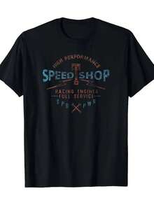 Fashion Graphic High Performance Speed Store Retro Logo T-Shirt 180g Religious T Shirts For Men Oversized Men Shirt American Eagle T Shirt Men Faded Vintage Style Shirt Cowboy Western Style T-Shirt - 黑7 - 查看 1