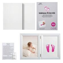 Milestone Inkless Hand And Footprint Kit, Newborn Baby Footprint Ink Pad For Dog Paw Print Kit, Clean Touch Baby Foot Printing Kit, No Ink Baby Footprint Ink Pad, Newborn Inkless Pad Baby Shower Easter Gifts Things For Girls/Boys - Black - View 23