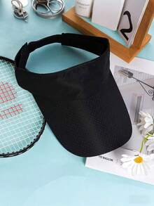 1pc Breathable Sun Hat: Ideal For Running, Marathon, Tennis And Other Sports. Suitable For Both Men And Women. Perfect For Daily Wear In Spring And Summer. Please Confirm The Size When Purchasing, As There May Be A 1-2 Cm Difference From The Actual Product.