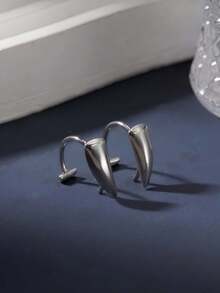 一套2个/4个哥特暗黑风格吸血鬼獠牙唇环，不锈钢3D兔牙和恶魔獠牙造型，可调节，适合角色扮演、万圣节佩戴