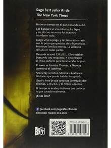 CODIGO C.R.U.E.L MAZE RUNNER libro juvenil distopía ciencia ficción saga Maze Runner novela bestseller emoción aventuras jóvenes adultos lectura recomendada serie James Dashner relato - Libro único - Ver 2