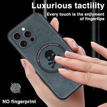 Funda de piel sintética de alta gama para móviles. Compatible con phone 14/15, 11, 12, 12 Pro, 12 Plus, 13, 13 Plus, 13 Pro Max, 14, 14 Pro, 14 Pro Max, 14 Plus, 15, 15 Pro, 15 Plus, 15 Plus, 16, 16 Pro, 16 Plus y 16 Pro Max. Algunos modelos admiten imán. Compatible con soporte para coche. Resistente y de alta calidad. - Marrón claro-1 - Ver 4