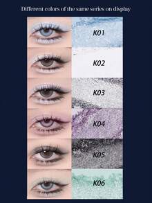 Uhue 1pc Monochrome Eyeshadow K01, High Color Payoff, Smooth Application, Long-Lasting, Smudge-Proof, Sweat-Proof, Multipurpose. 3g/0.1oz - K01 - 查看 7
