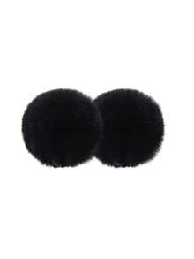 1/2/10pcs6cm Faux Fur Rabbit Plush Balls, 23 Colors, 2.36 Inch Pompoms With Elastic Band, Can Be Used As Decorations For Bags, Key Chains, Shoes, Scarves, Knitted Hats And Pendants, Suitable For Women And Girls