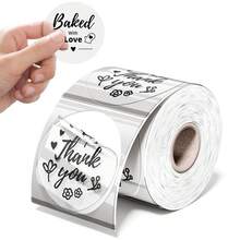 Makrlife 透明热敏标签，50x50mm，1.97 X 1.97 英寸，小型标签打印纸，可打印透明贴纸，适用于小型企业、家庭、婚礼、蜡烛、信封、瓶子、罐子、DIY 徽标设计、多用途防水标签卷，150 个标签/卷 - 彩色 - 查看 12