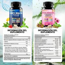 Windboss Suplemento Cortisol Inositol Paquete 2 en 1 | Vitalidad y Bienestar Diario | 90+60 Cápsulas - paquete 1 - Ver 7