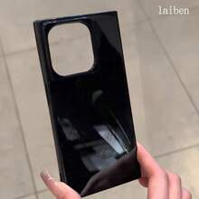 Teléfono con diseño de bloque de corazón, compatible con los modelos 16 Pro, 16, 15 Pro, 14, 14 Plus, 13, 13 Pro, 12 Pro y 12 Pro. Ofrece cobertura total a prueba de golpes, un gran orificio, un elegante marco brillante y una excelente calidad de imagen. - Negro - Ver 6