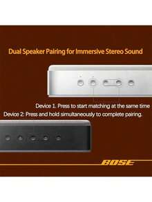 Bose Phiên bản nâng cấp SoundLink Home mini, loa mini nhỏ, âm thanh chất lượng cao, công nghệ màng kép cộng hưởng thụ động, kết nối Bluetooth ổn định, phụ kiện máy tính để bàn đẹp mắt, màu đen - màu đen - Xem 6