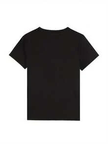 Perfect Spring And Summer Short Sleeve Crew Neck T-Shirt Fall Women Clothess For Women - Casual - Black - View 2