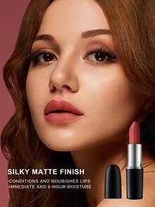 MAC M.A.C XIMAL Satin Matte Lipstick - 682 Mull It To The Max (Dirty Peach) 3.5g - 682 MULL IT tO tHE MAX 0.12 Oz./3.5g - View 9