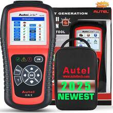 Autel AutoLink AL519 Universal OBD2 Reader Car Diagnostic Scanner Tool Vehicle Engine Fault Code Reader With Enhanced Mode 6, Advanced Version Of AL319, For UK/EU Post-2006 Vehicles - black red - View 1