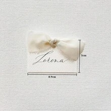 20/30/50pcs Personalized Table Cards With Ribbons Wedding Decor Placeholder Cards Party Favor Bridesmaid Cards Place Names - Multicolor - View 4
