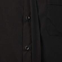 Church Clergy Men's Tab Collar Clergy Shirt Long/Short Sleeveshalloween - 黑色1(短袖) - 查看 9