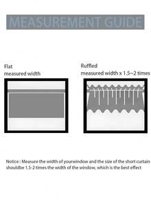 1 件美式乡村风格透明绿色十字亚麻复古短窗帘，适合小窗户 - 彩色 - 查看 8