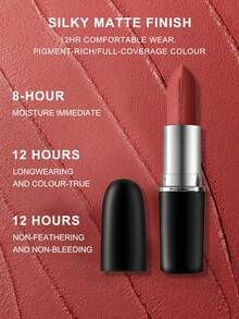 MAC M.A.C XIMAL Satin Matte Lipstick - 682 Mull It To The Max (Dirty Peach) 3.5g - 682 MULL IT tO tHE MAX 0.12 Oz./3.5g - View 3
