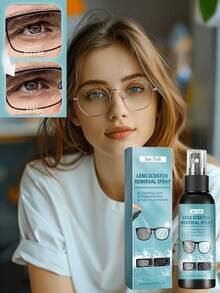 JUE FISH; 100ml; Lens Scratch Remover; Cleans The Surface Of Glasses; Maintains Clear Vision; Essential For Students; Essential For School