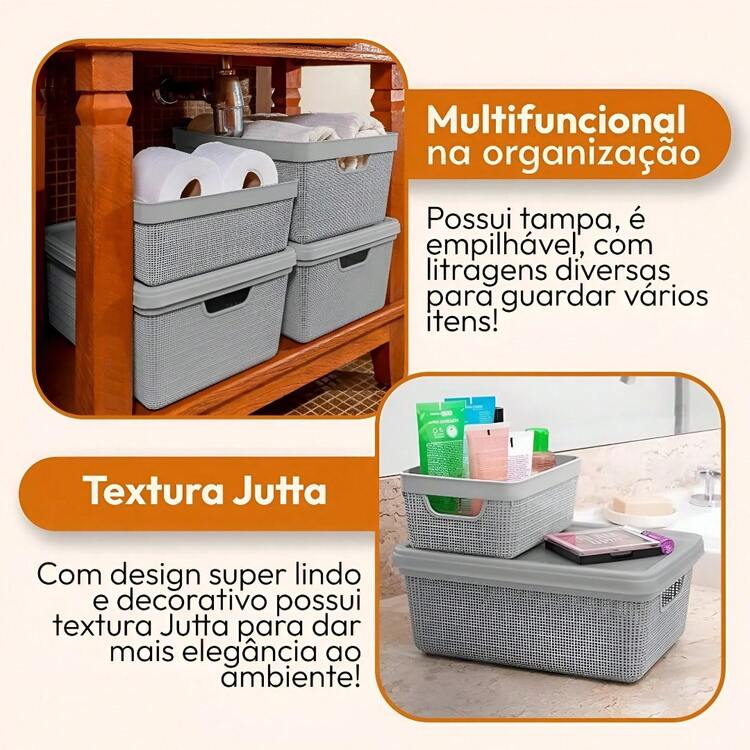 Storage Boxes , Bottles & Jars - Black - View 2