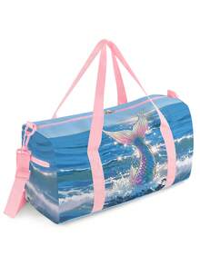 Kids & Teens Travel Shoe Bag, Yoga Mat Tote Bag, Travel Bag, Large Capacity, Training Sports Shoulder Bag - Duffel Bag - View 10