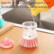 1PC.C.Multi-Purpose Cleaning Brush, Oil-Free Kitchen Pressing Pan Wash Brush, Automatic Dishwashing Brush