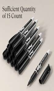 MaxGear Dry Erase Markers Fine Tip With Eraser, Assorted Color Magnetic Whiteboard Markers Erasable Fine Point Low Odor For White Board, School Supplies For Classroom, Home, Office, 8 Count - ColorF - 查看 4