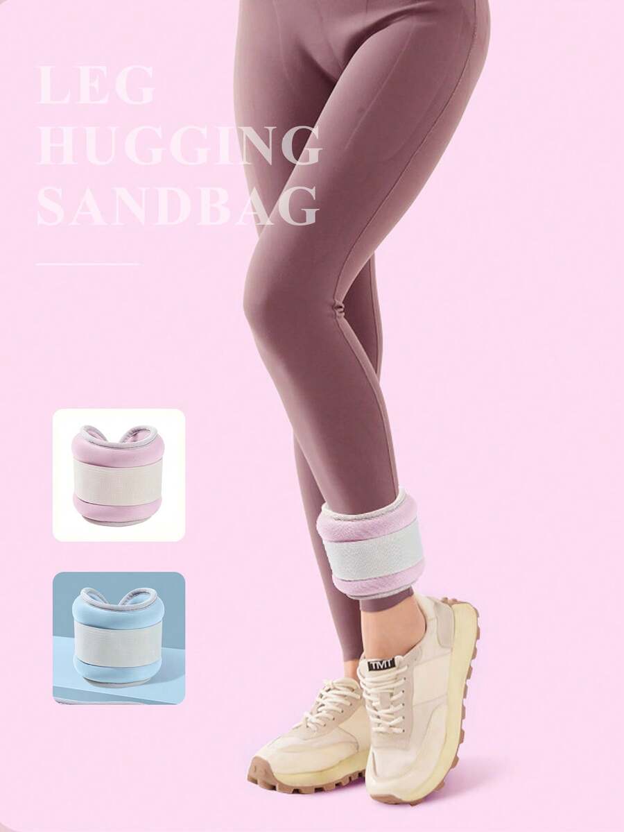 2 piezas Pesas para pierna/muñeca, adecuadas para ballet, danza y entrenamiento, pueden fortalecer el tobillo y la muñeca (El peso marcado es el peso total de 2 piezas)