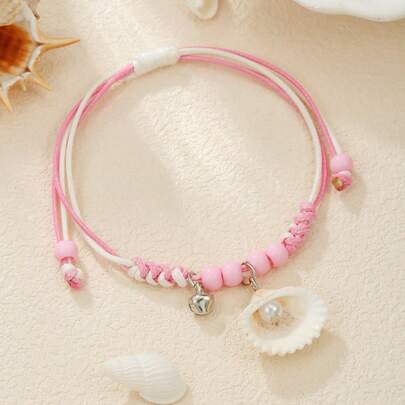 1 Shell Bracelet Suit Fashionable Bracelet Summer Travel Season Outfit