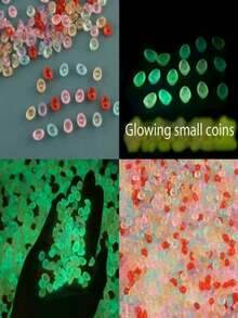 1 pièce Micro paysage, lingot d'or lumineux et créatif ! Lingot d'or miniature phosphorescent, décoration de bureau, accessoire artisanal DIY, cadeau, convient pour le jardin, la cour, la décoration de bureau à la maison