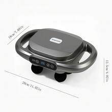 6支装智能按摩枪，Type-C充电（2000mAh锂电池），高功率输出，强劲驱动力，低噪音，LED显示屏，9种模式，20级强度调节，适用于不同身体部位，父亲节、母亲节和情人节的完美礼物