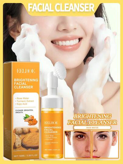 Sữa rửa mặt se khít lỗ chân lông nghệ 100ml, kem làm sạch da mặt với nghệ và axit glycolic, làm sạch dầu thừa, dưỡng ẩm da mà không gây khô căng, giảm mụn đầu đen, cải thiện kết cấu da, làm sáng da, tẩy tế bào chết nhẹ nhàng, mang lại làn da trẻ trung rạng rỡ.