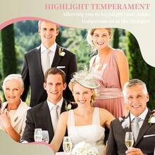 Fascinator Headband Women High Church Hats Cocktail Halloween Garden Tea Party - Cream - 查看 3