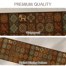 1pc/10pcs Brown Floral Tablecloth, Waterproof And Stain-Resistant, Easy To Clean, Suitable For Dinner, Picnic, Dining Table, Party, Home Decor, Rectangular, Indoor And Outdoor Use, Available In Multiple Sizes