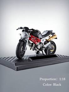 NEUSNEY 1:18 比例压铸摩托车模型，带展示架，多种款式可选，可作为礼物 - 彩色 - 查看 9