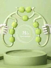 1 Stück Kreismassagegerät, Bein-Knetgerät & Entspannungsausrüstung mit PP-Rollrädern, Yoga-Rolle für Oberschenkel-Muskelentlastung Fitness-Ausrüstung Gym-Zubehör, Sport, Gym, Heimübung, Massagegerät, Massage