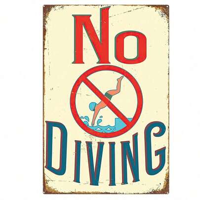 Pool Rules Tin Sign…