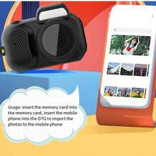 1080P Mini Keychain Camera - 0.96In HD Screen, 8Mp Retro SLR Design, 160° Wide Angle, Anti-Lost Rope , Rechargeable Portable DV Camcorder For Adult/Teens/Outdoor Tourism - Nhiều màu - Xem 4