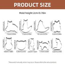 Molde para galletas de Halloween de 9 piezas, Juego de cortadores de galletas de Halloween, Cortador de pastelería encantador, Molde de galletas de acero inoxidable, Molde de galletas de animales, 9 formas, Superficie lisa, Desmoldado fácil, Adecuado para pasteles de cumpleaños DIY, galletas, aperitivos, dulces, etc., Adecuado para cocinas, tiendas de repostería, fiestas, San Valentín, Navidad, Moldes de hornear de Halloween, Accesorios de cocina.