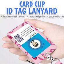 1 Conjunto (Clipe de Crachá + Porta-Cartão + Cordão) Porta-Crachá Azul, Carretel de Crachá com Cordão Retrátil, Acessórios de Assistente Médico com Cordão Destacável, Chaveiro Durável com Porta-Cartão Vertical e Etiqueta de Nome, Adequado para Enfermeiras, Professores, Estudantes, Escritório, Mulheres, Homens, Médicos, Funcionários, Presente do Dia da Enfermagem - Estetoscópio Azul