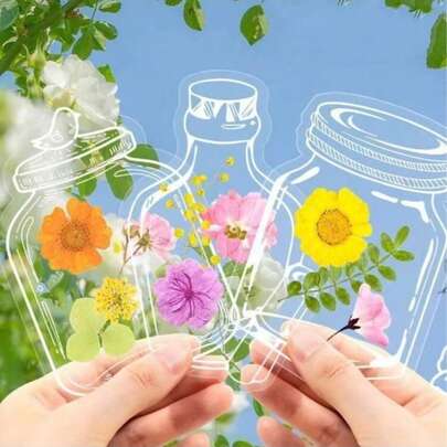 100 Adet / 80 Adet / 60 Adet / 40 Adet / 20 Adet. Şık Kurutulmuş Çiçek Yaprağı Şeffaf Kitap Ayracı, El Yapımı Çiçekli Kitap Ayracı, Kendin Yap Kitap Ayracı, Yaratıcı Kurutulmuş Çiçek Etiketli Şeffaf Kitap Ayracı. İlkbahar, Yaz, Sonbahar ve Kışın İzlerini Kaydederek Anılarınızı Saklayın (Rastgele Desenler)