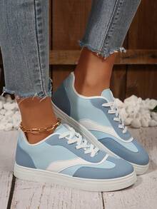 2025 New Fresh Style Women Casual Canvas Sneakers - Blue - View 5