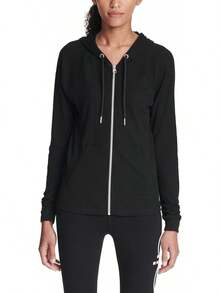 ¡RecomendadoCalvin Klein Sudadera de Manga Larga con Cierre Frontal y Capucha Chaqueta para Mujer¡Top de Temporada - BLANCO - Ver 5