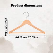 Personalized Customized Name Wooden Thick Clothes Hanger, Custom Engraved Bridal Wedding Dress/Groomsman, Bridesmaid Gift/Mother's Day/Father's Day Etching Gift, Handmade Clothes Hanger, Solid Wood Clothes Hanger, Housewarming Gift - Multicolor - View 5