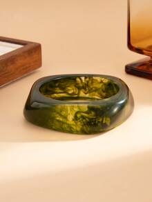 1 chiếc vòng tay nhựa Acrylic phong cách Punk cổ điển, vòng tay dày thời trang tối giản, phóng đại, phù hợp để đeo hàng ngày cho phụ nữ, tụ tập bạn bè, quà tặng ngày lễ, tiệc cưới (Họa tiết màu trên vòng tay là ngẫu nhiên và có thể khác so với sản phẩm thực tế) - Vòng tay thời trang phóng đại - Xem 9