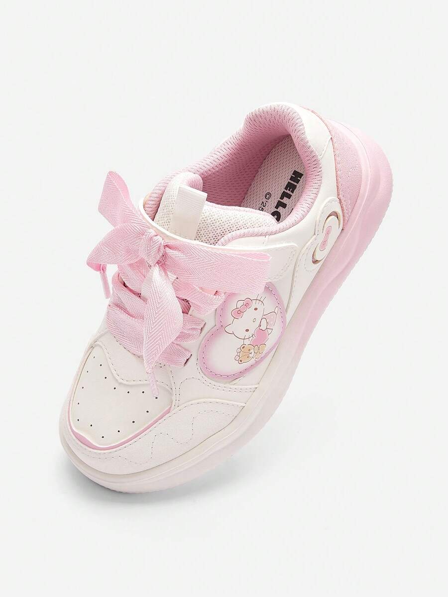 Balabala 儿童运动鞋 低帮白色女童鞋 2025 春秋季新款 - 白紅色調 - 查看 1