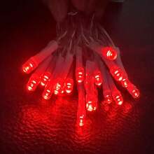 1pc 3 Meters 20 Bulbs Fairy Lights, Battery Powered Decorative Lights For Christmas, Halloween, Spring Festival, Eid, Indoor Decoration, Wedding & Party