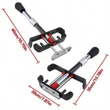 Car Van Brake Clutch Foot Pedal Security Anti Theft Adjustable Clamp Lock AC67 - Black - View 4