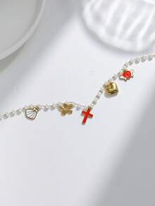 Mazuer 1 pezzo Braccialetto con pendente a moneta stile vintage placcato oro 18K, regalo per la fidanzata, laurea, Ringraziamento, ritorno a scuola, vacanze, feste, uso quotidiano